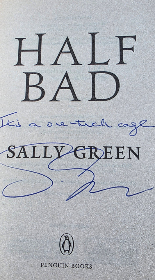 Half Bad by Sally Green Signed Book Box